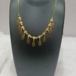 beautiful designer gold plated necklace