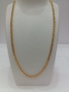  22"inch Long Micro Gold Plated Chain