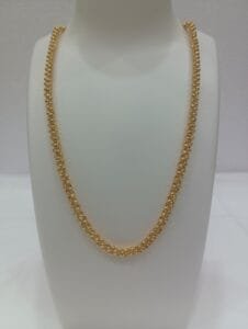 22"inch Long Micro Gold Plated Chain