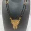 Micro Gold Plated Traditional Black Beads Mangal Sutra Chain