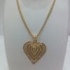 Micro Gold plated Designer Filigree Pendant Chain