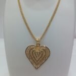 Micro Gold plated Designer Filigree Pendant Chain