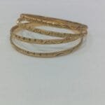 Micro Gold Plated Bangles 4 piece Bangle Set