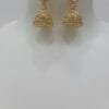 Designer Gold Plated Indian Traditional Jhumka Earrings