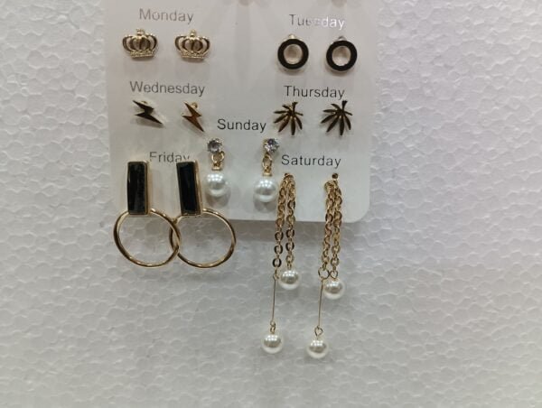 Latest Earrings & Studs 7 Pair Combo Set