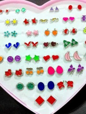 Classy Earrings & Stud 36 Pairs