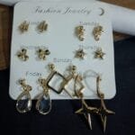 Trending Earrings & Studs 7 Pair Combo Set